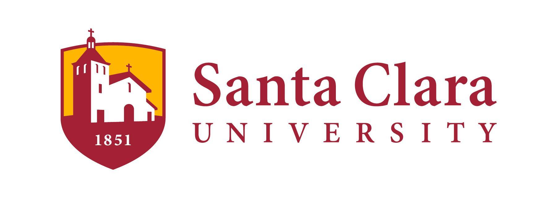 SCU horizontal logos with the positive version on white background