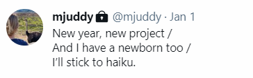 I’ll Stick to Haiku: A New Mother’s Pandemic Stories