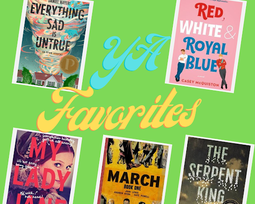 Young Adult favorites cover collage
