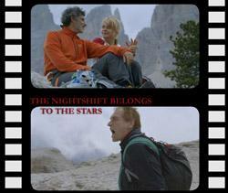 Two film scenes with text No one gets left behind. Not ever again. 