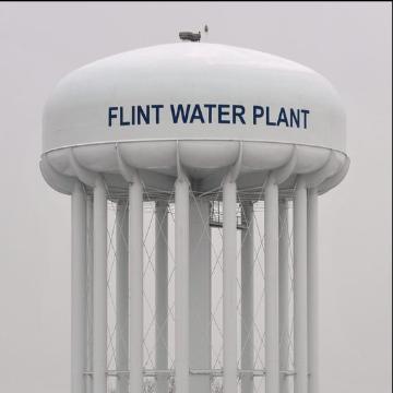 Flint Water Plant tower