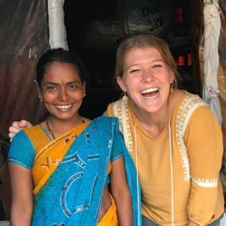 Sammi Bennett in India