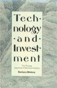 Book cover titled Technology and Investment by Barbara Molony.