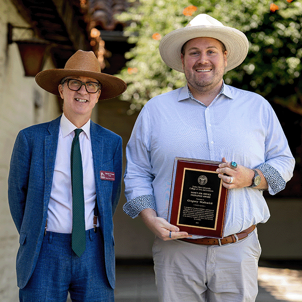 Dean Daniel Press and Greg Walswick recipient of the 2023 Nancy Keil Award