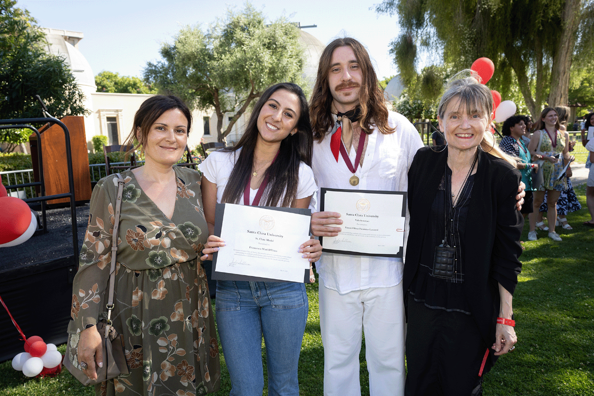 Evelyn Ferraro, Simon Lanzoni, Francesca d'Urzo and Marie Bertola