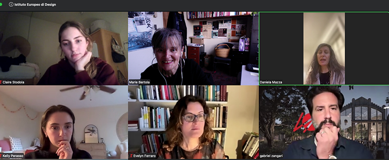 Zoom participants of the Italian Design event in January 2026