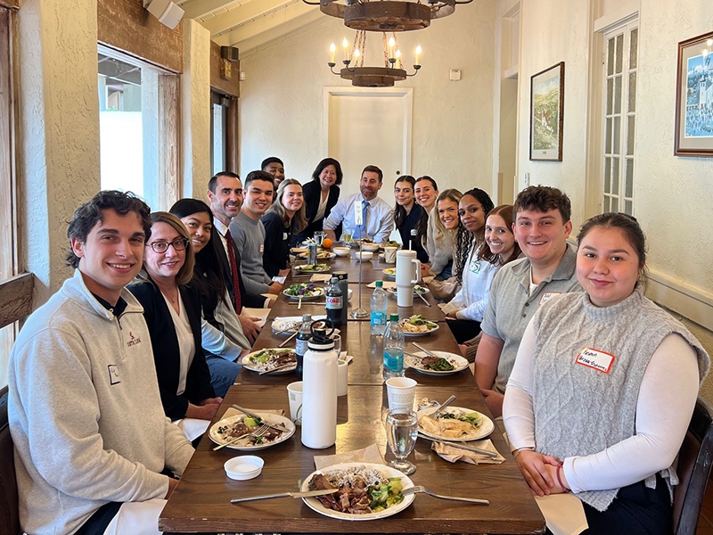 Lunch with prelaw students