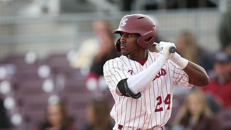 JonJon Berring at bat