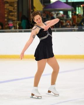 Michelle Rivers ice skating