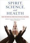 Spirit, Science, and Health text with multiple hands reaching upwards.