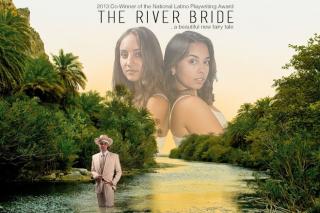River Bride' poster featuring two women above a man standing in a river.