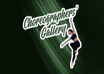 Gymnastics Gallery title with an image of a gymnast hanging on.