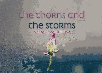 Ballet dancer performing with the dancers and the seasons, SPRDANCE FEST '22 text.