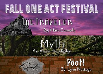 Fall One Act Festival 2022, November 1-4, Milk But It’s Not Weird, Poof! But It’s Strange.