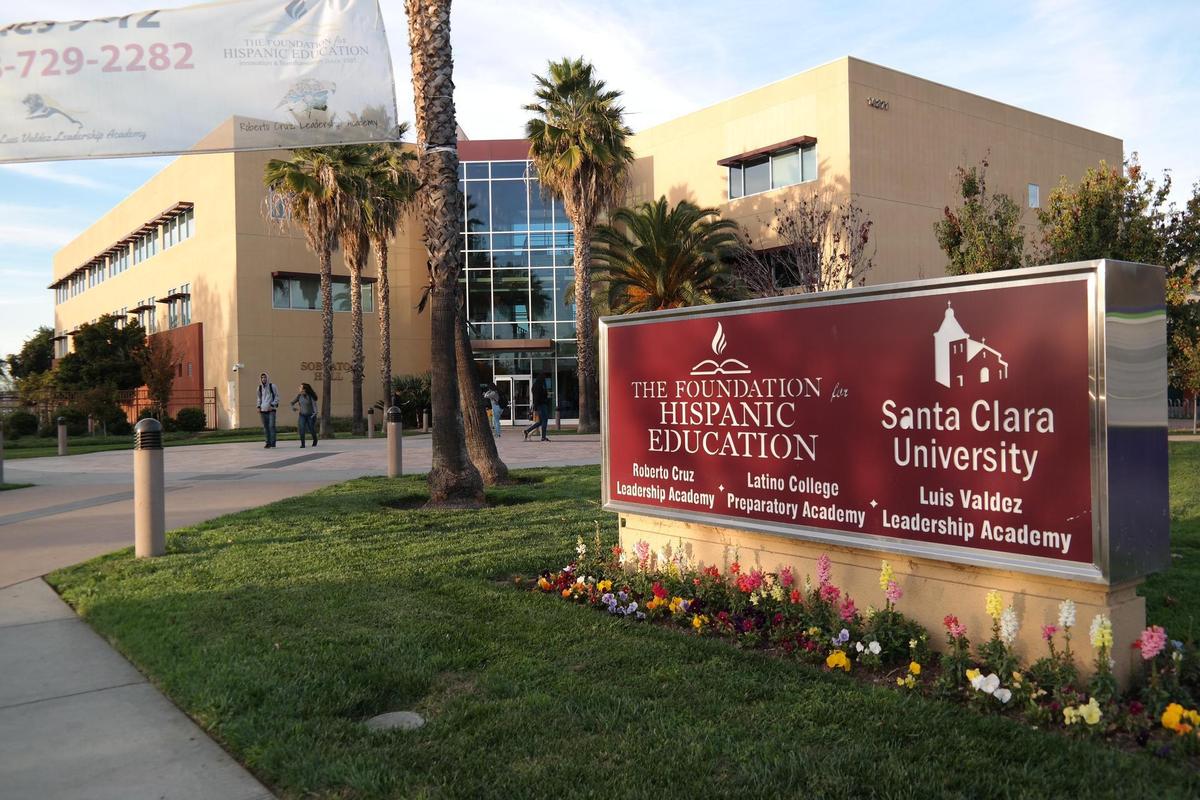 Front view of the Foundation for Hispanic Education in San Jose.