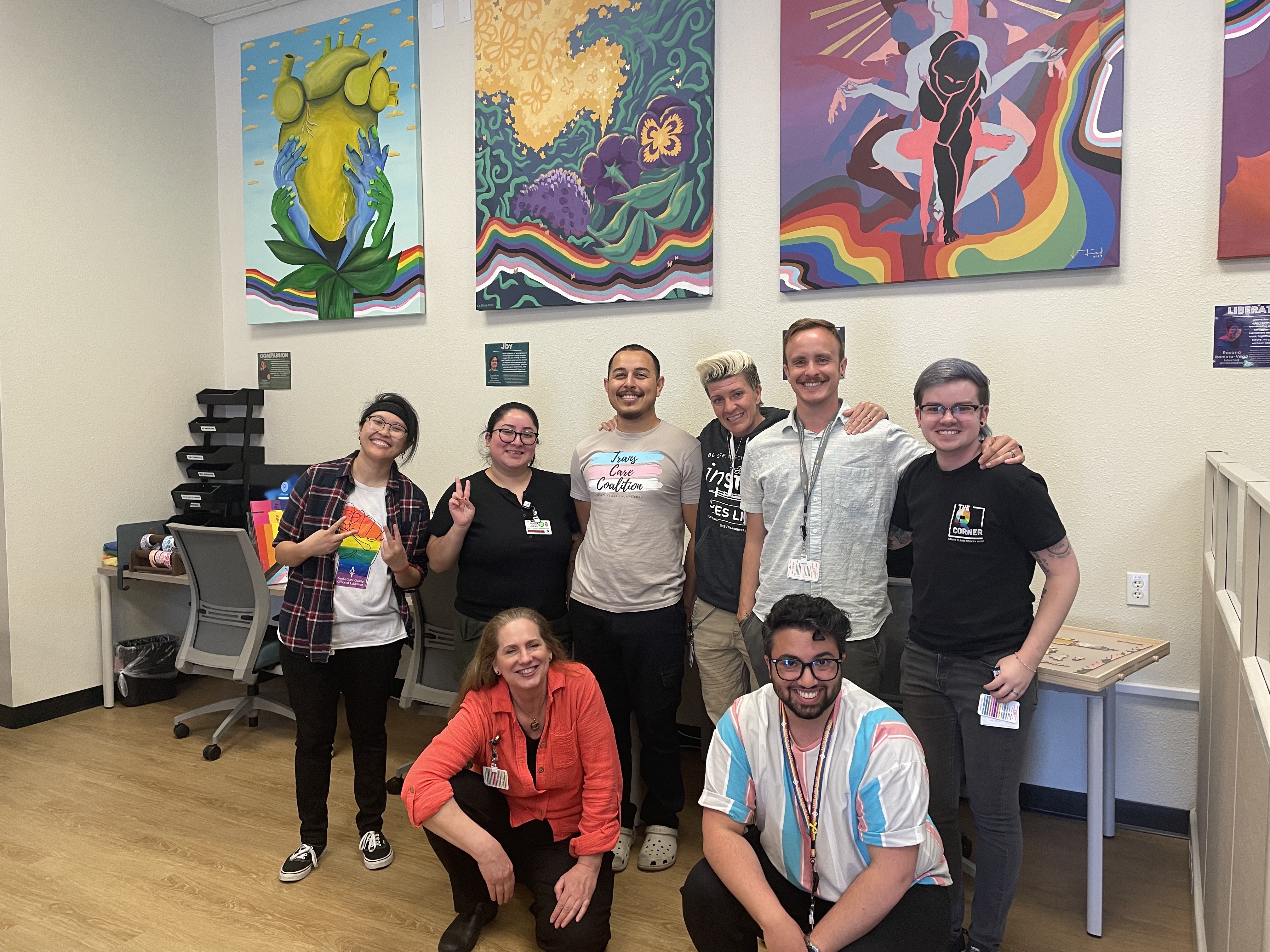 Ben Geilhufe, Ves Mahanian, and the Gender Affirming Care Clinic team.