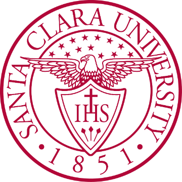 SCU Seal with red outline and inscriptions.