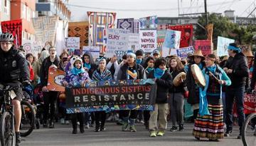 Women's March (AP Images/Elaine Thompson)
