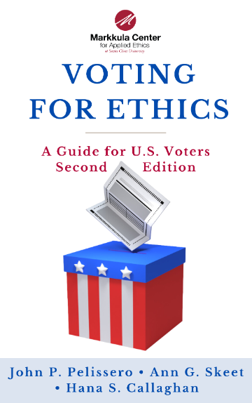 Voting for Ethics Second Edition book cover. Authors: John P. Pelissero, Ann G. Skeet, Hana S. Callaghan.