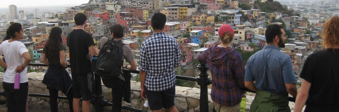 Immersion Banner - students in Ecuador 