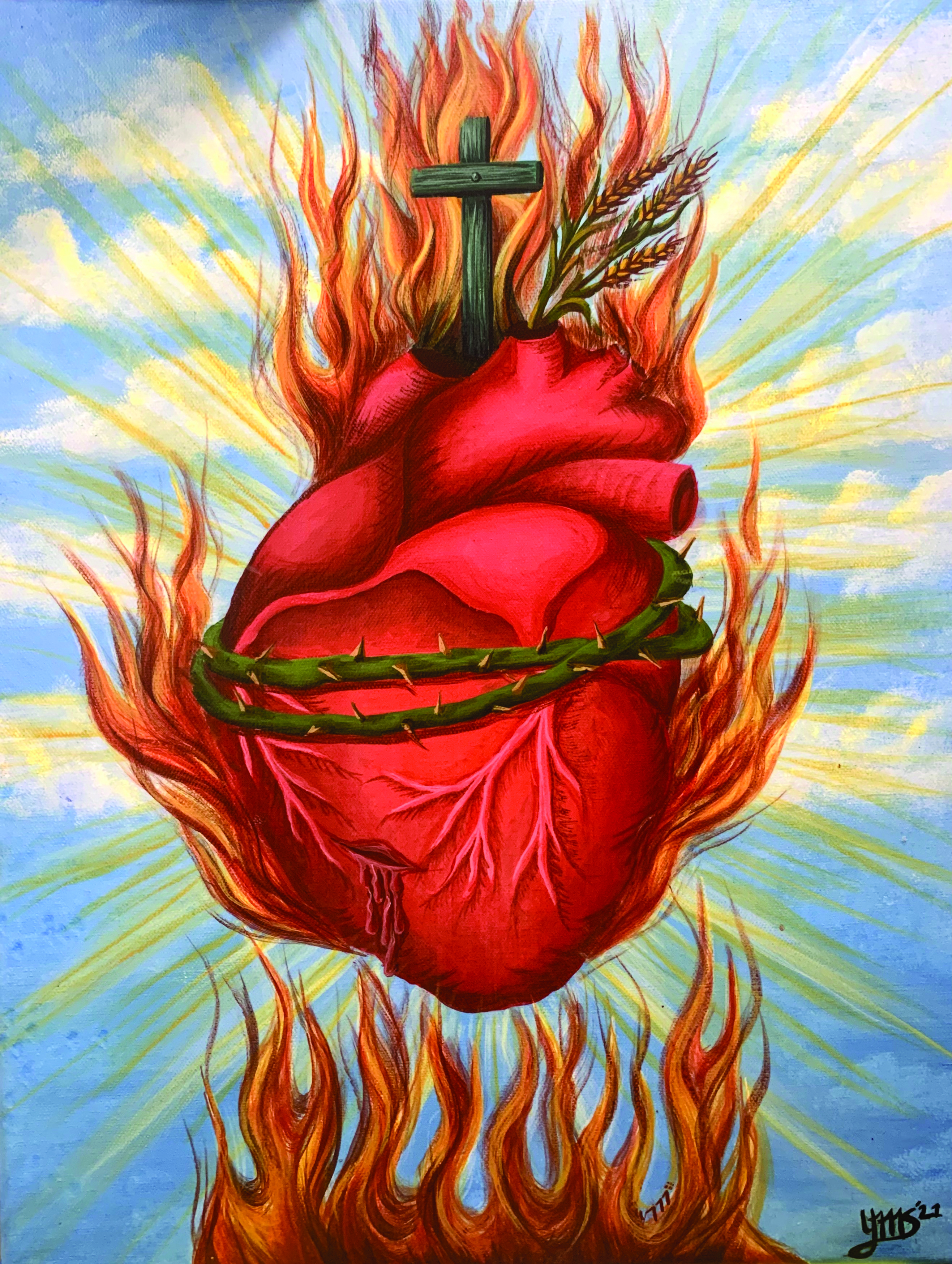 Yesi Magdaleno-Solis, Corazón, 2021.