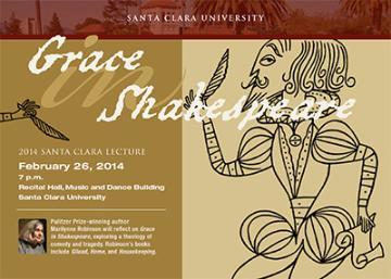 Grace Stafford Fund illustrated postcard with event details and artwork of a musician playing a guitar.