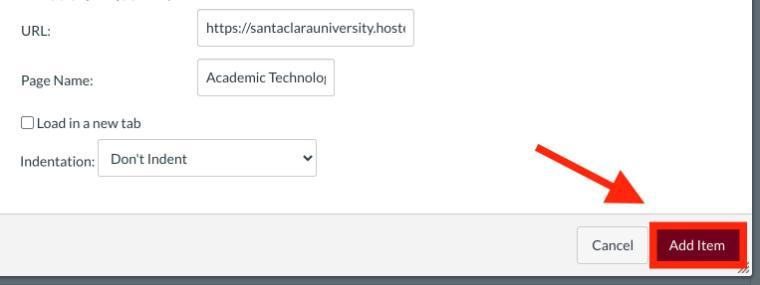 add an item to a module
