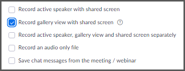 List of setting options with Always open links in an external browser selected.