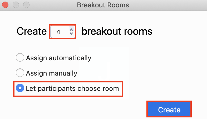 host breakout room type