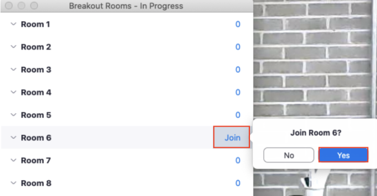 how to join self assigned breakout room