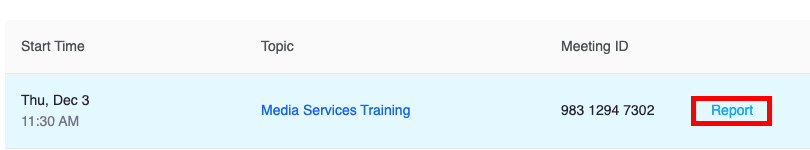 report button in zoom pro