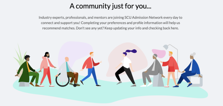 

Illustration of diverse people with disabilities under text reading 'Accesibility for all.'