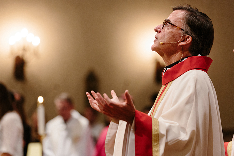 Kevin O'Brien at Mass 