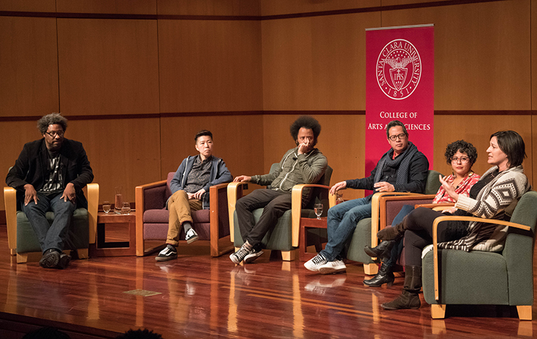 Craig Stephens speaks at a Coronavirus panel
