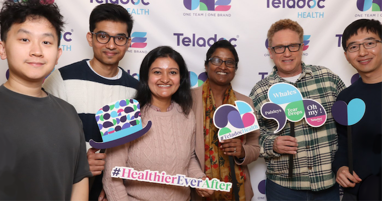 Leavey School of Business MS students participating in their practicum with Teladoc