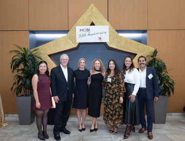 Photo of MOBI Team and LBFSV at 10th Anniversary Reception