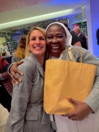 Photo MOBI's Jill Martin and HHCJ's Sr. Rosemary