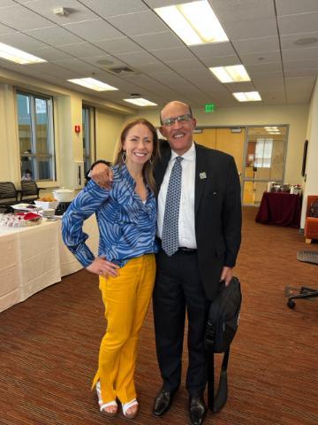 Photo MOBI Trish Kalbas-Schmidt and USAFI Solomon Bellette