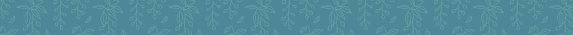 Decorative blue color bar with a wisteria pattern 
