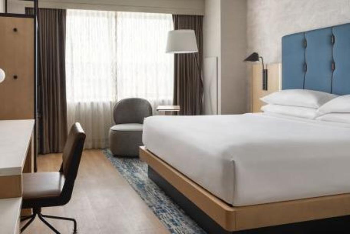 Hotel Bedroom from the SJ marriott 