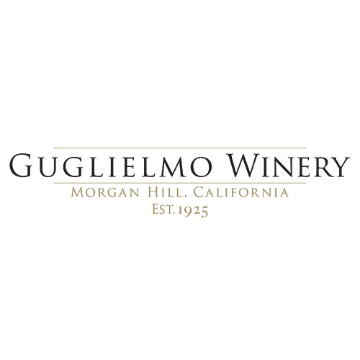 Guglielmo Winery logo with text and two grape icons.