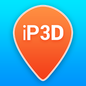 iP3D orange and blue logo for iPerform3D Online Guitar Lessons.