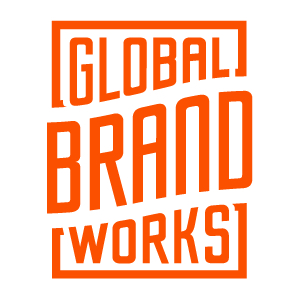 Global Brand Works logo in orange text within a frame.