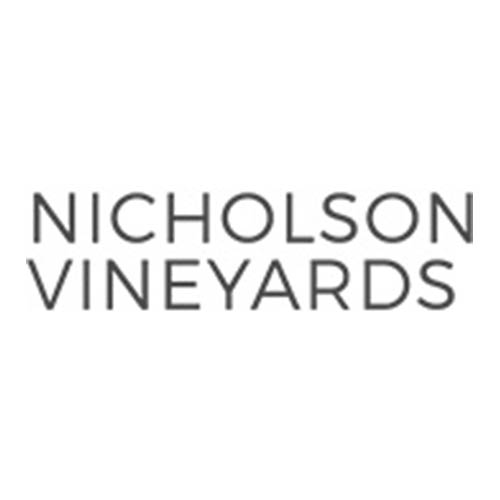 NICHOLSON VINEYARDS text on white background.