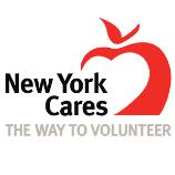 Logo of New York Cares with text The Way to Volunteer.