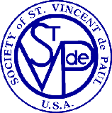 Logo of the Society of St. Vincent de Paul.