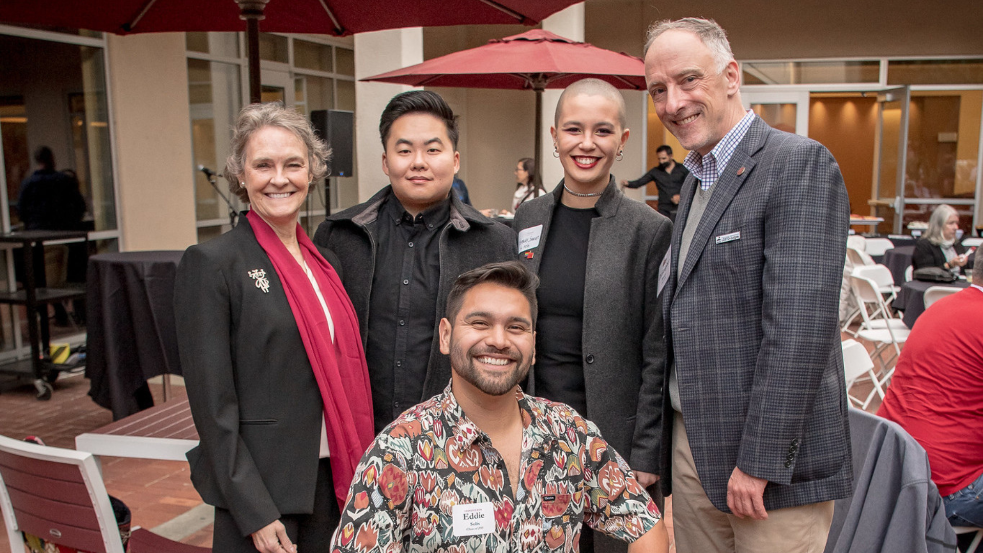 LGBTQ+ Alumni enjoying reunion