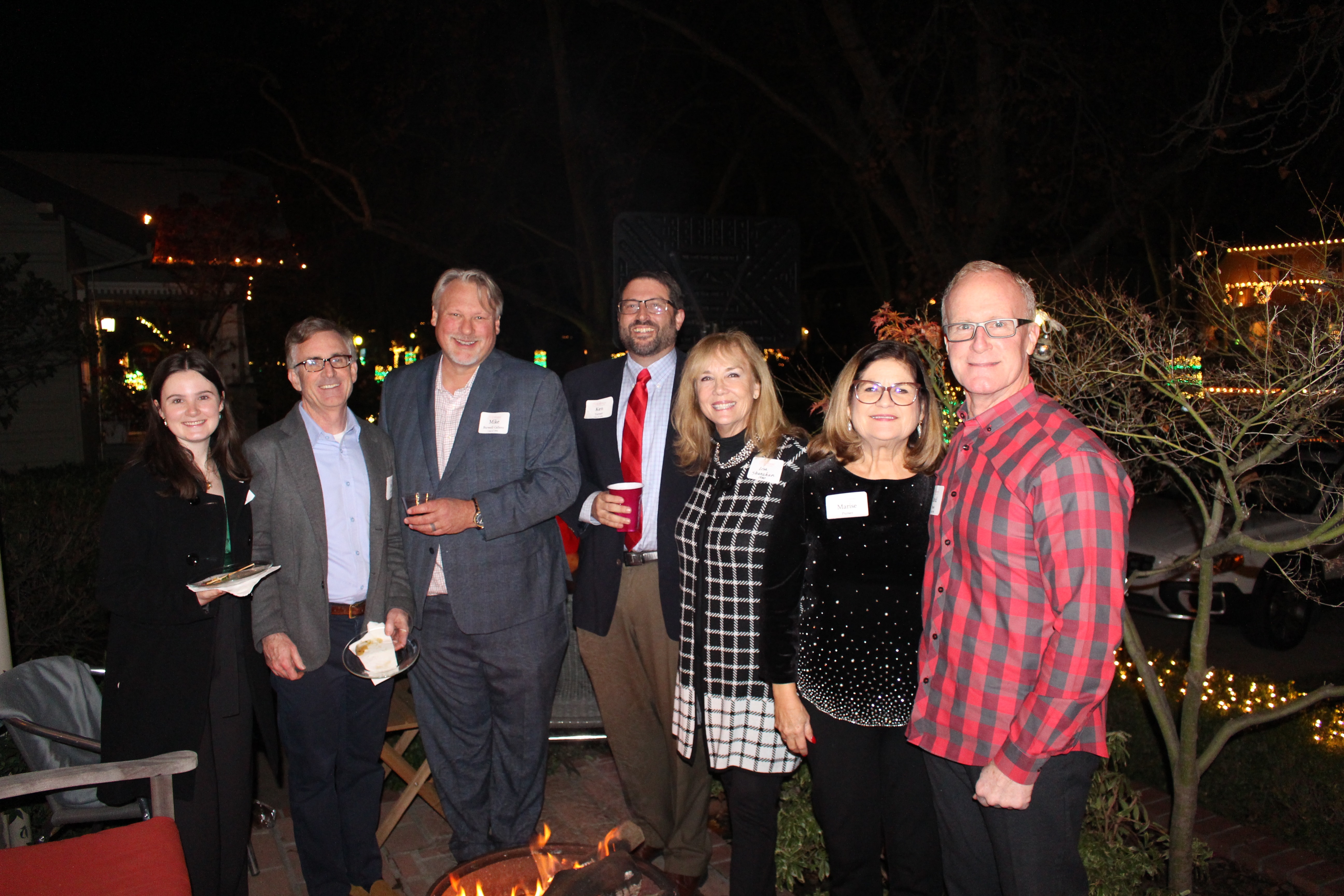 Sacramento Alumni Community at night