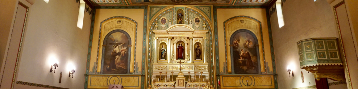 Inside the Mission Santa Clara de Asís