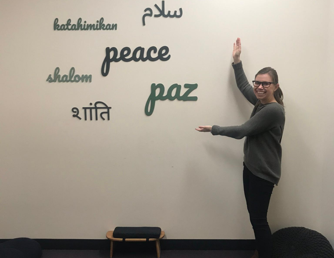 Alyse in Guadalupe Meditation Room